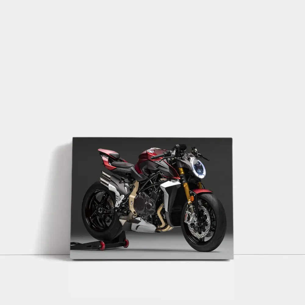 MV Agusta Brutale Red Naked Motorcycle Studio – Wall Art