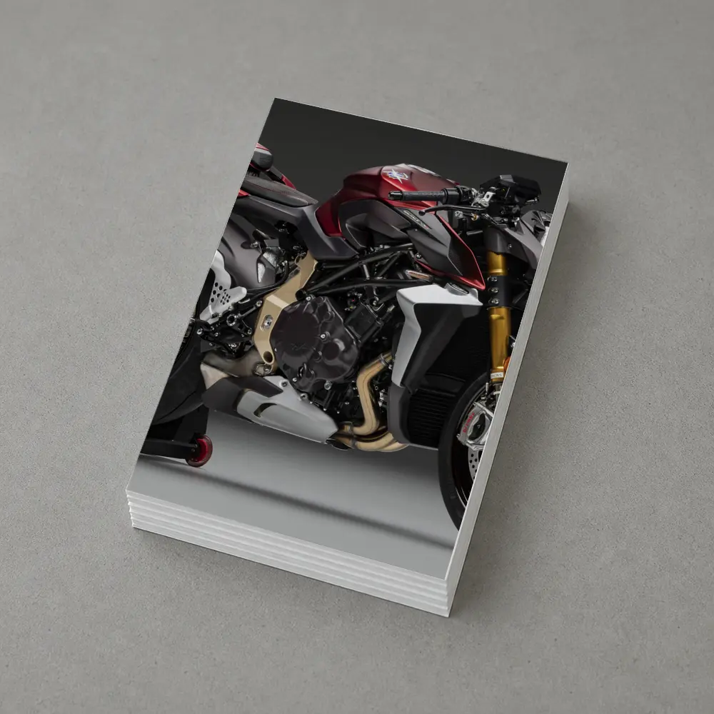 MV Agusta Brutale Red Naked Motorcycle Studio – Postcards