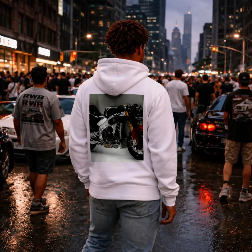 Honda Superbike Naked Streetfighter Gray Studio – Hoodies
