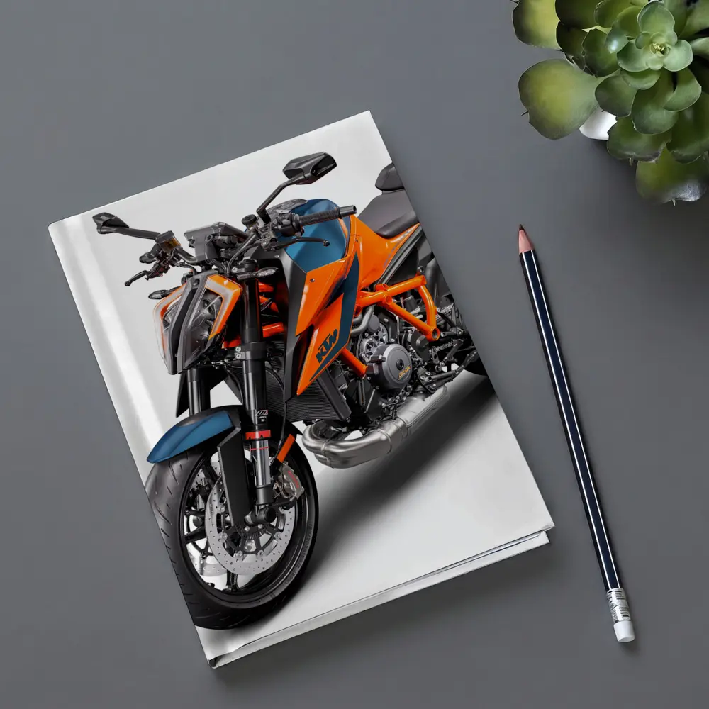 KTM Super Duke R Orange Naked Bike – Notebooks
