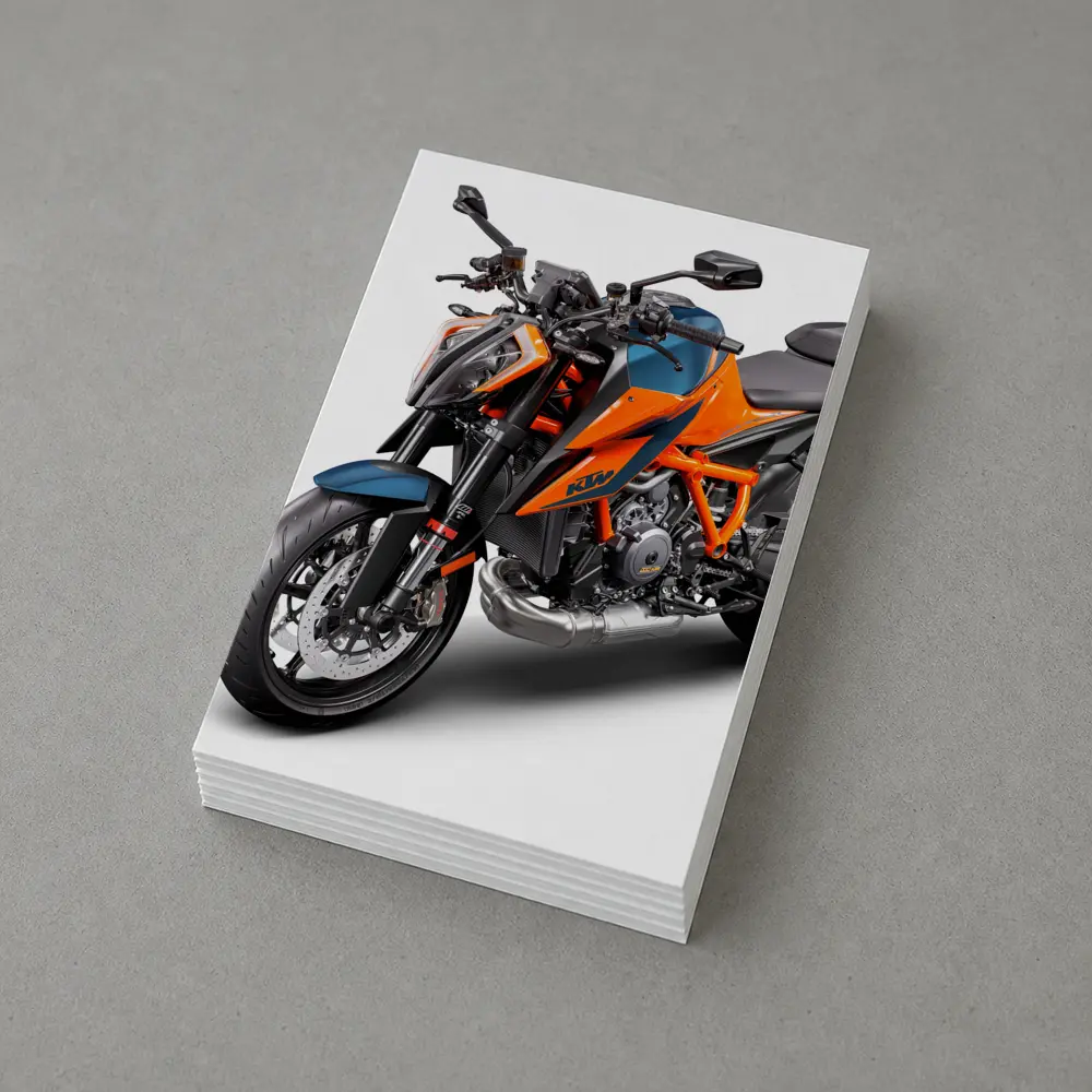 KTM Super Duke R Orange Naked Bike – Postcards
