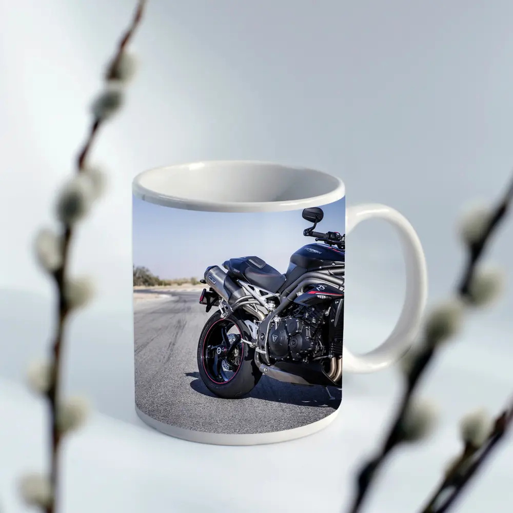 Triumph Street Triple on Open Track – Mugs