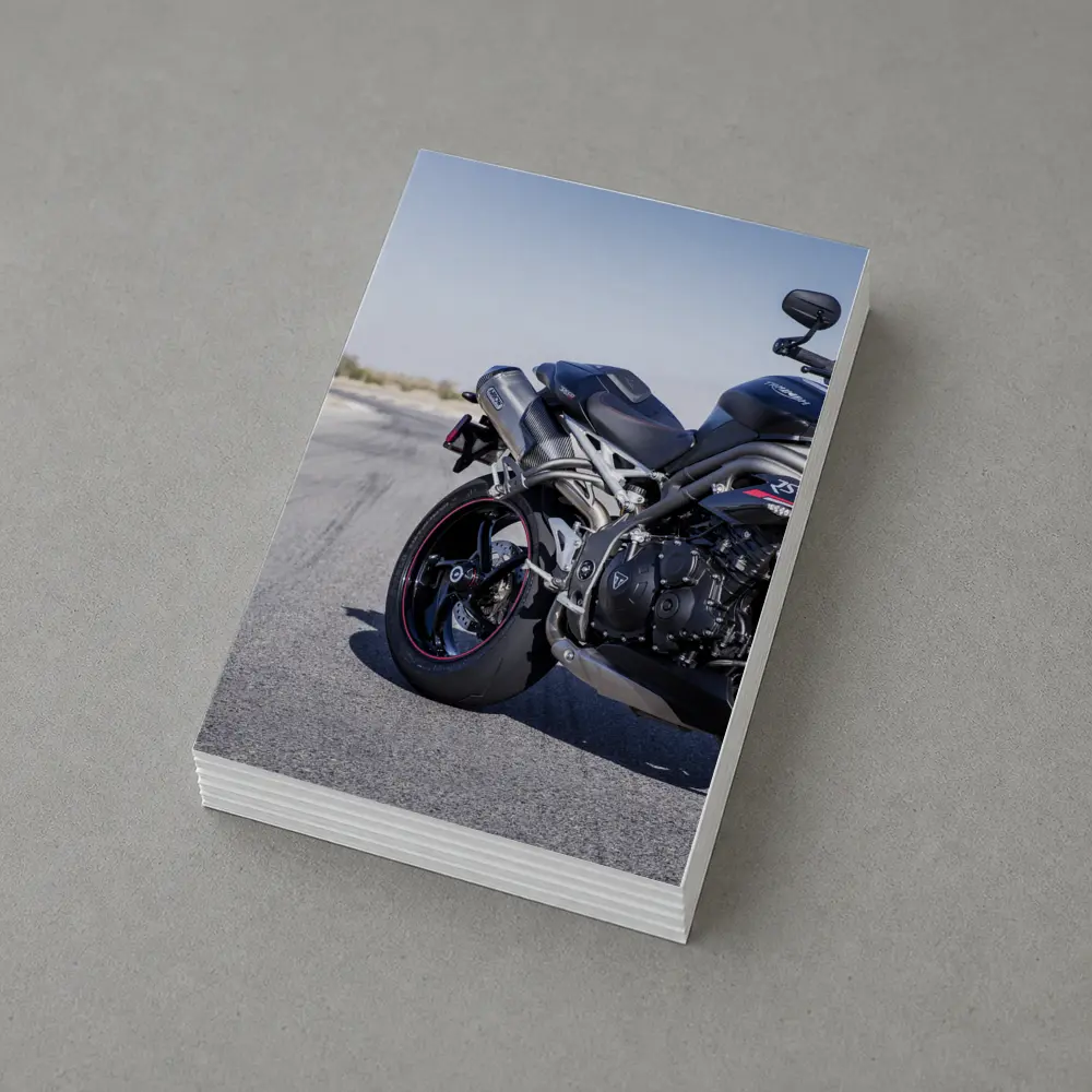 Triumph Street Triple on Open Track – Postcards