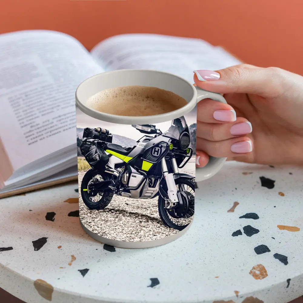 Husqvarna Adventure Motorcycle Rocky Mountain Riverbed – Mugs