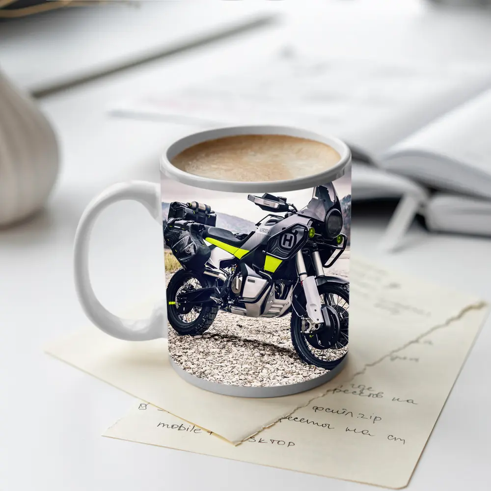 Husqvarna Adventure Motorcycle Rocky Mountain Riverbed – Mugs
