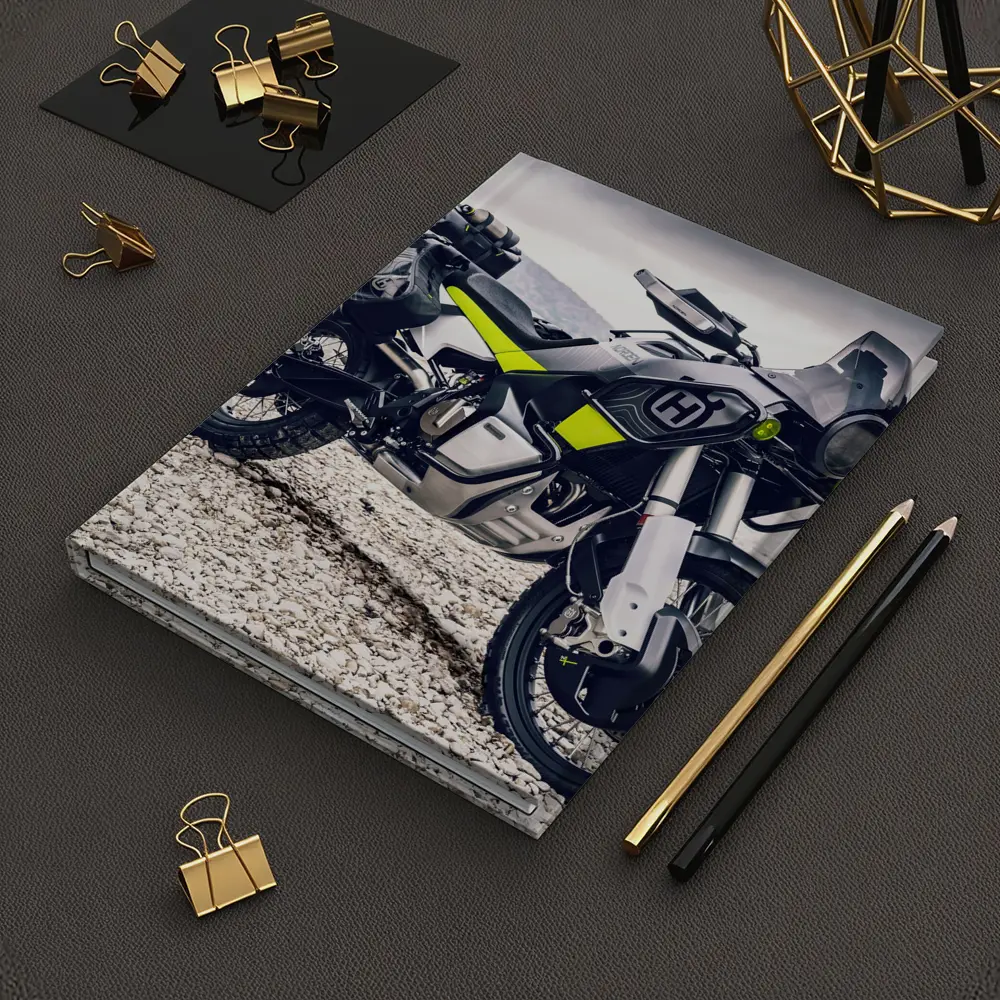 Husqvarna Adventure Motorcycle Rocky Mountain Riverbed – Notebooks