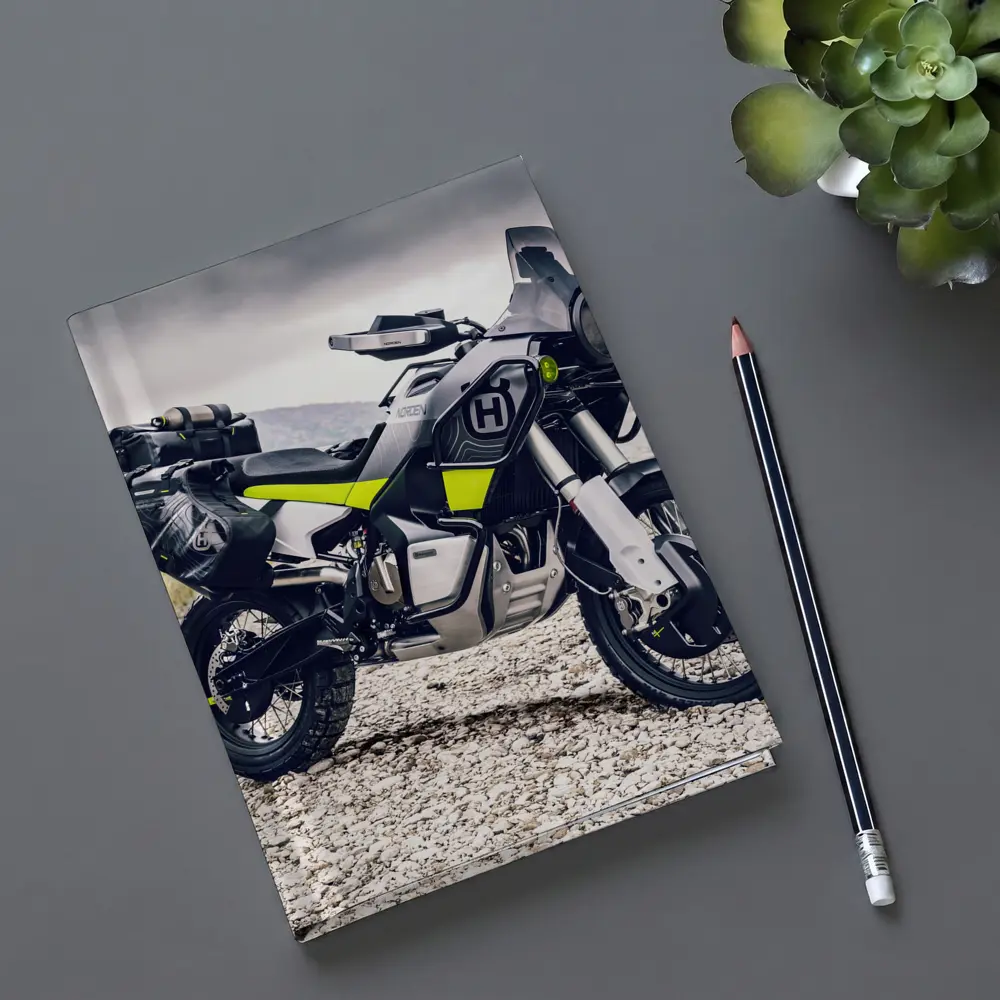 Husqvarna Adventure Motorcycle Rocky Mountain Riverbed – Notebooks