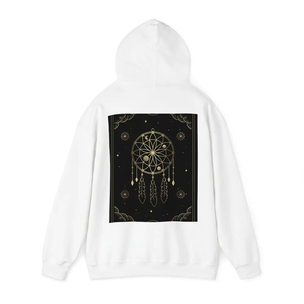 Gold Dream Catcher Dark Celestial Mystical Art – Hoodies