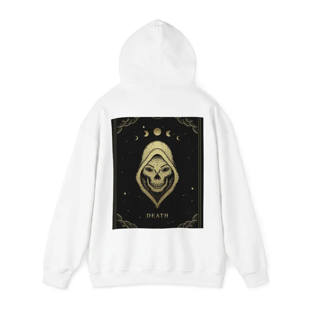 Death Tarot Skull Hooded Figure Gold – Hoodies
