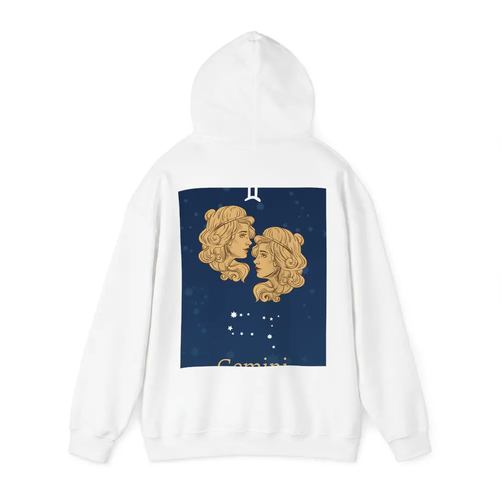 Gemini Zodiac Twin Women Navy Blue – Hoodies