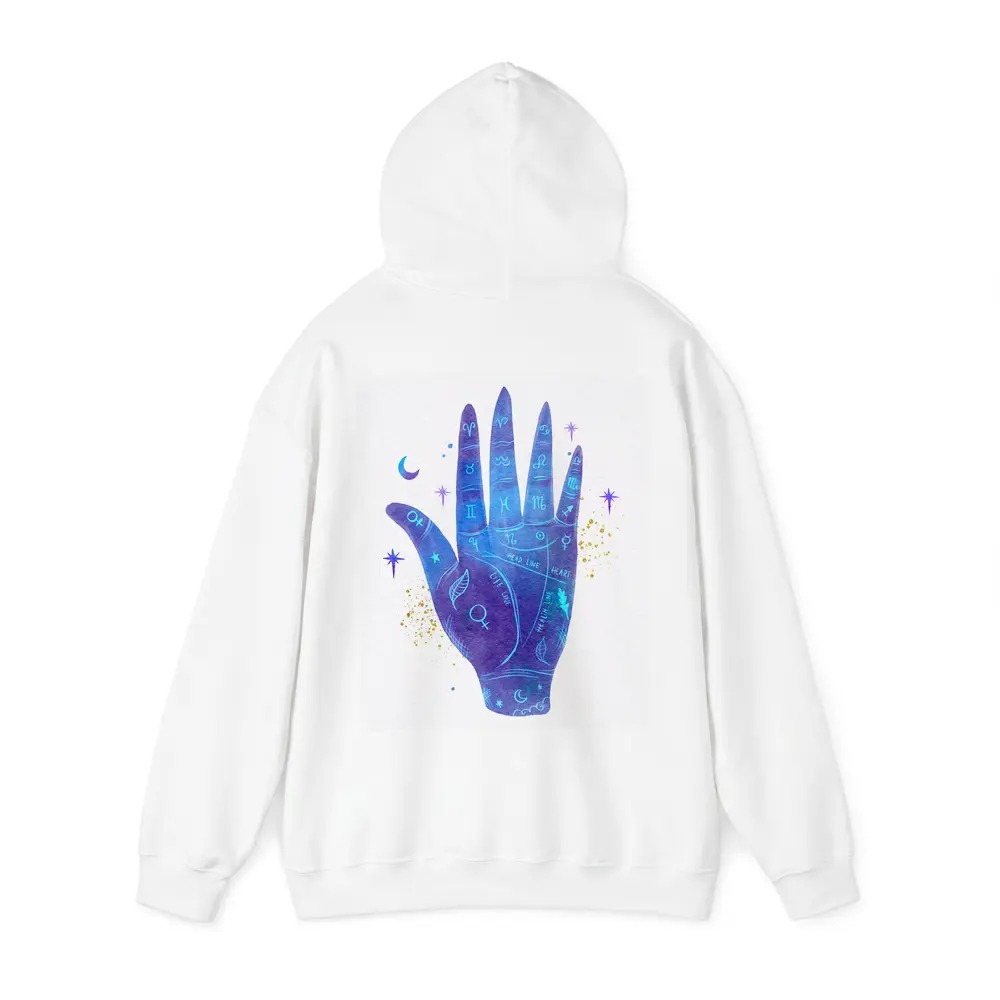 Watercolor Palmistry Hand Zodiac Signs Art – Hoodies