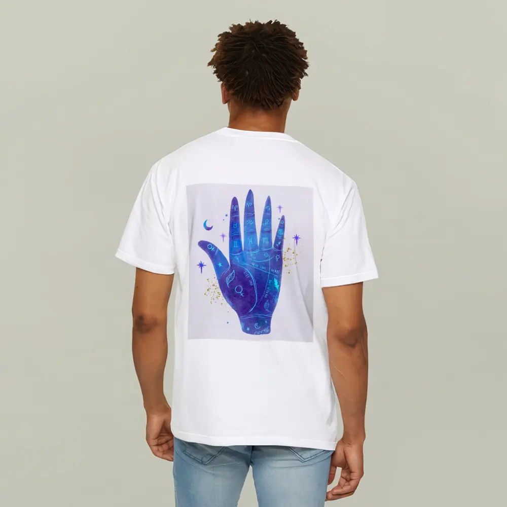 Watercolor Palmistry Hand Zodiac Signs Art – T-Shirts