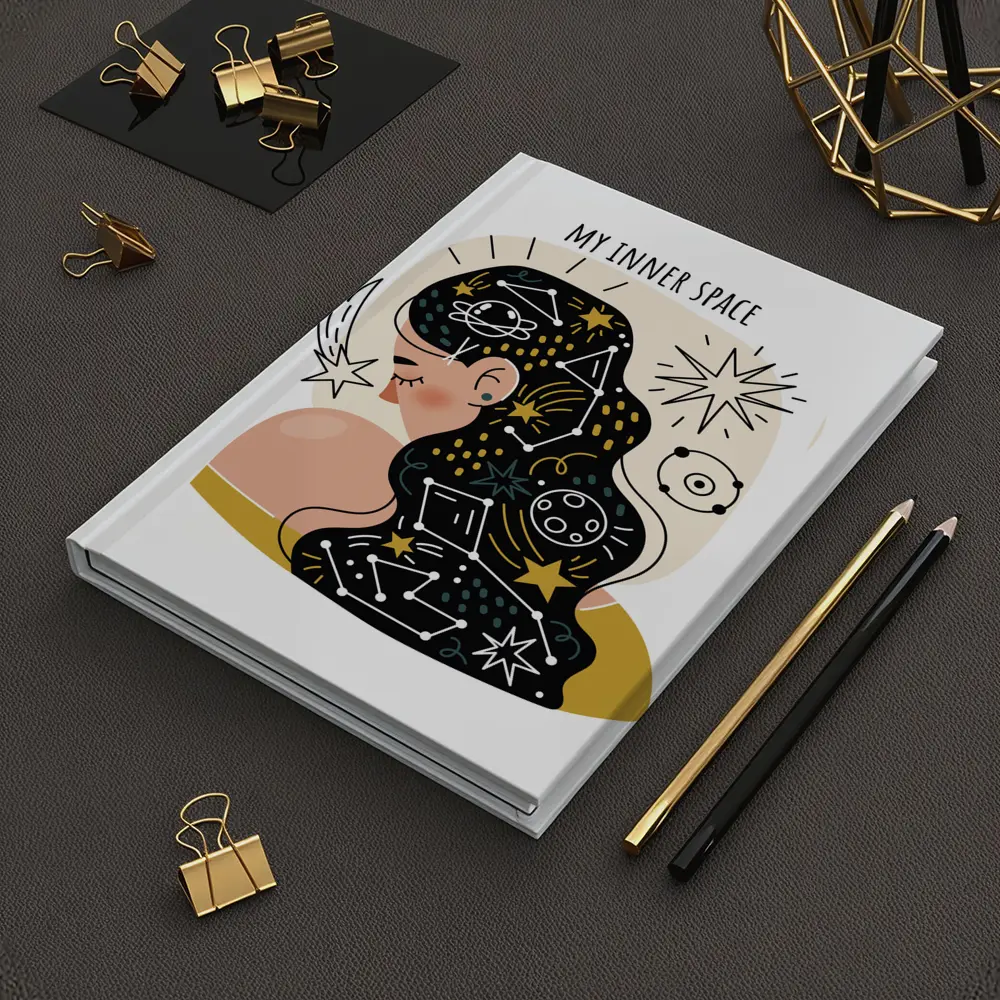 My Inner Space Woman Constellation Stars Art – Notebooks