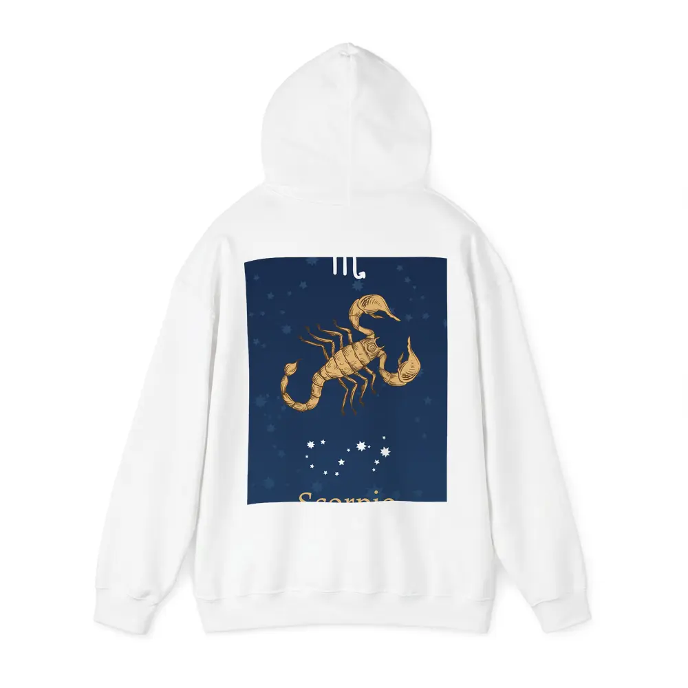 Scorpio Zodiac Sign Gold Scorpion Blue – Hoodies