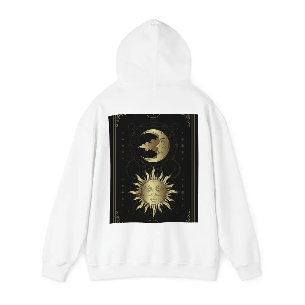 Gold Sun and Moon Mystical Dark Art – Hoodies