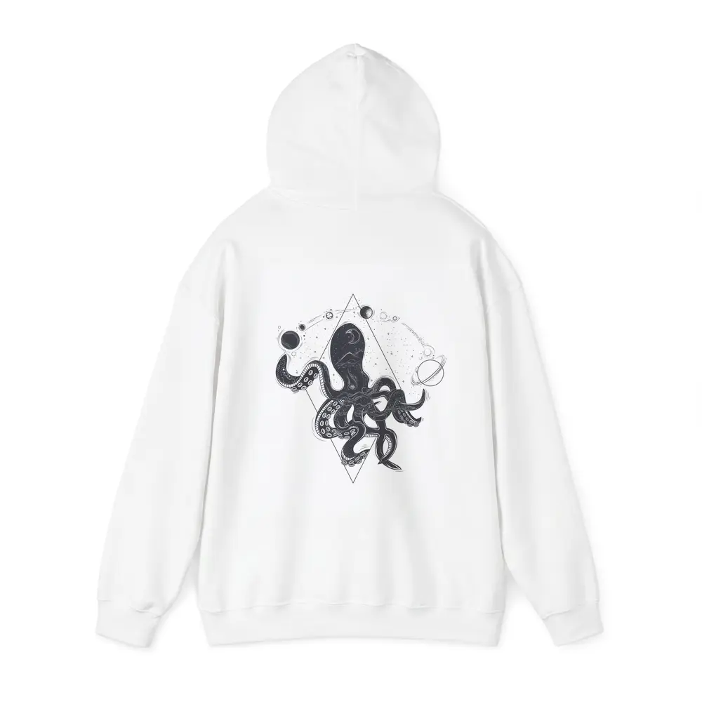 Cosmic Octopus Geometric Space Universe Art – Hoodies