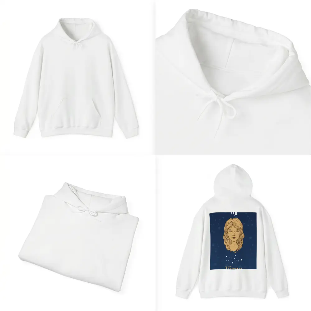 Virgo Zodiac Sign Woman Constellation Art – Hoodies