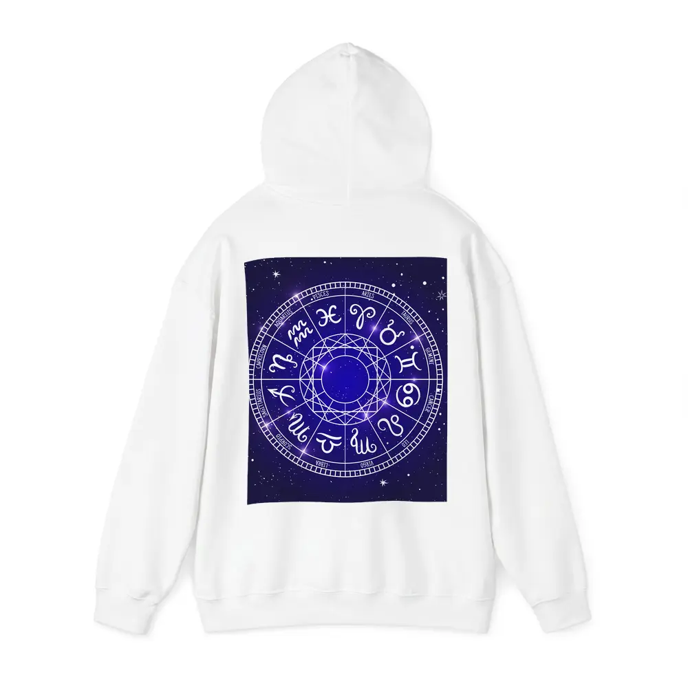 All Zodiac Signs Wheel Dark Blue Sky – Hoodies