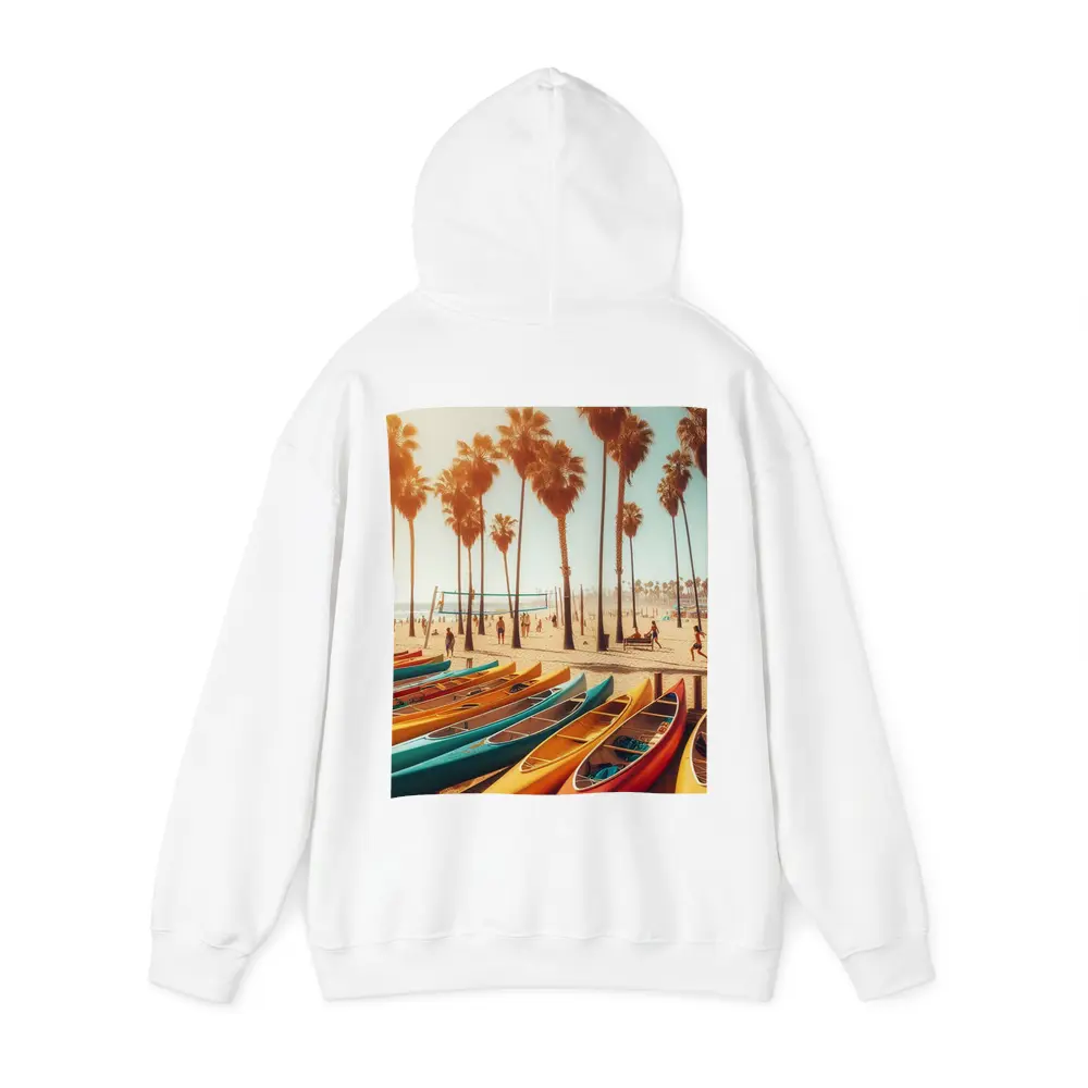 Colorful Kayaks Venice Beach Palm Trees – Hoodies