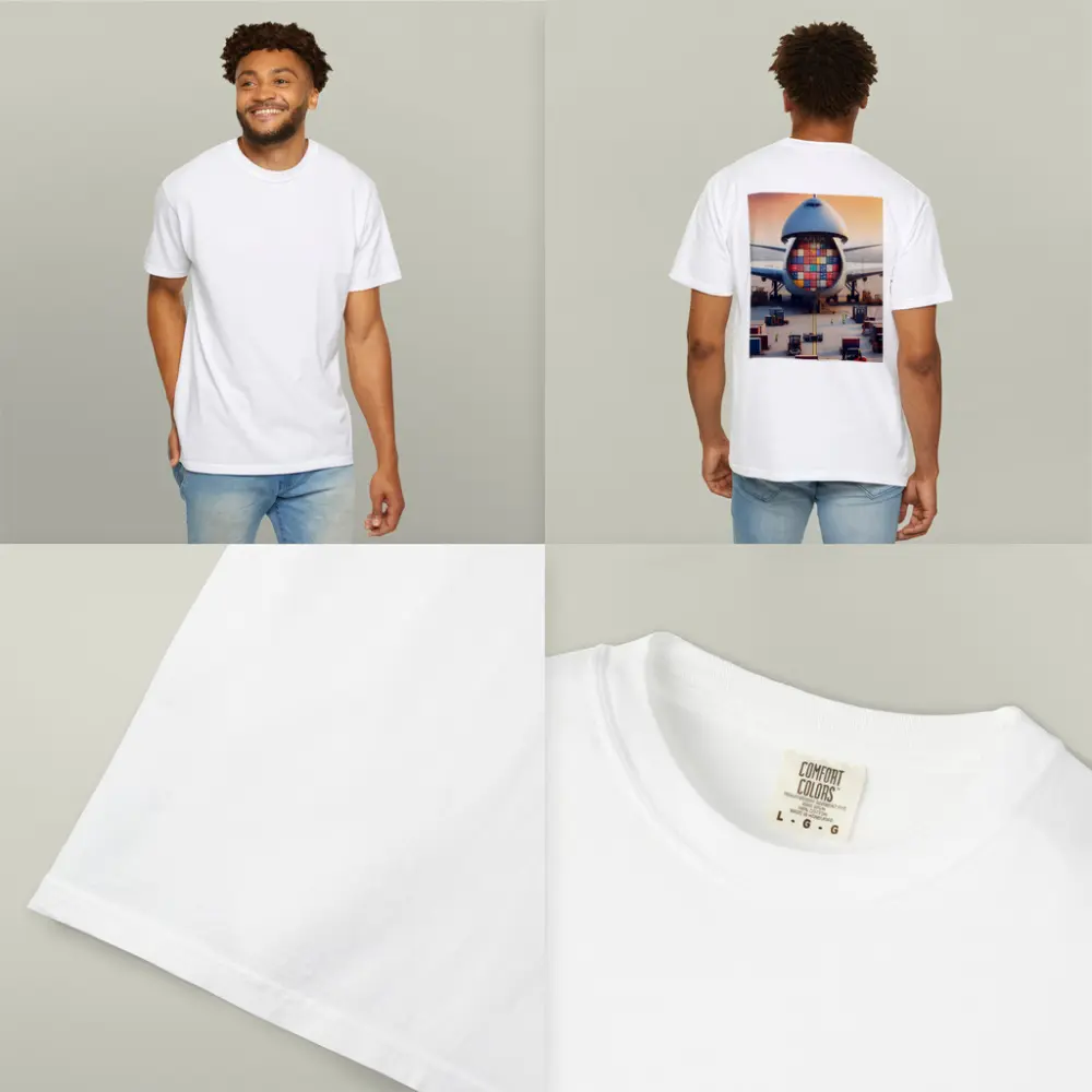 Cargo Airplane Loading Shipping Containers Airport – T-Shirts