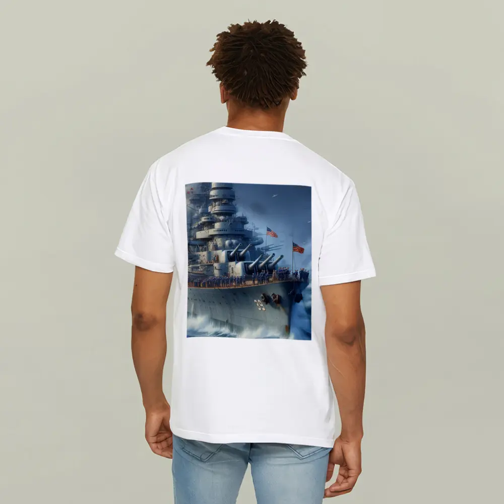 US Navy Battleship Crew at Sea – T-Shirts