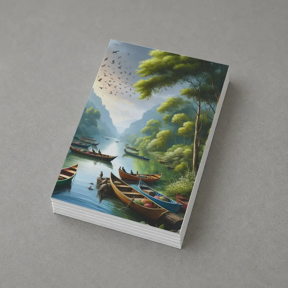 Wooden Boats on Green River Valley – Postcards
