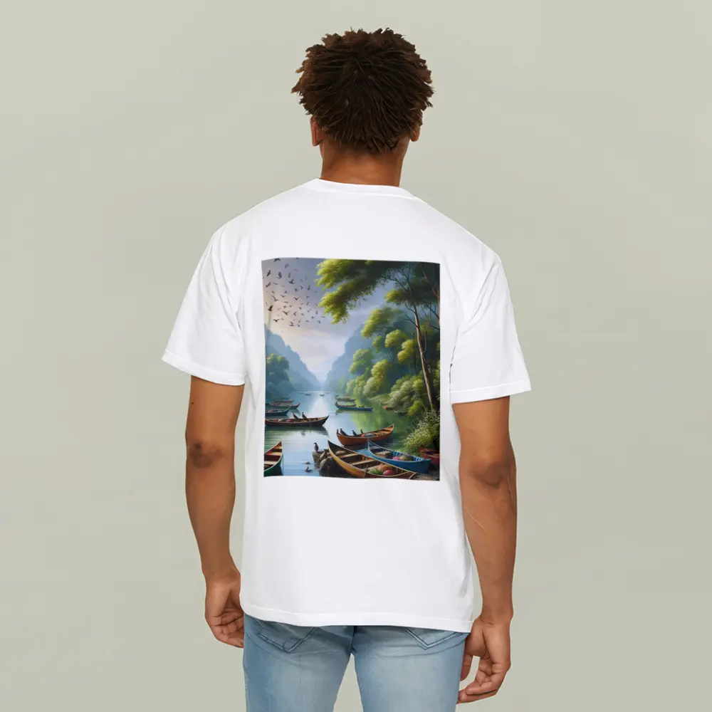 Wooden Boats on Green River Valley – T-Shirts