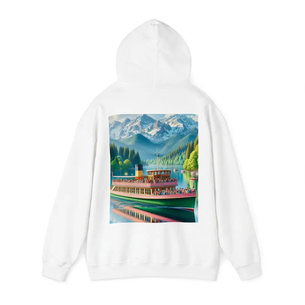 Steamboat Lake Mountain Alpine Landscape Art – Hoodies