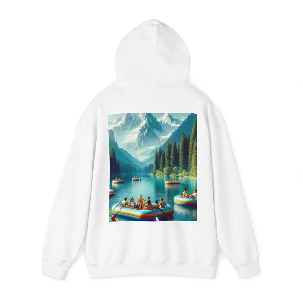 Mountain Lake Rafting Summer Outdoor Adventure – Hoodies