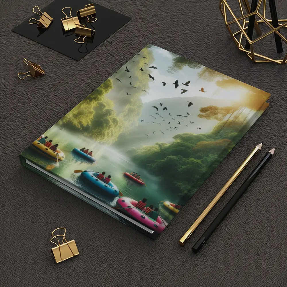River Rafting Adventure Lush Jungle Canyon – Notebooks