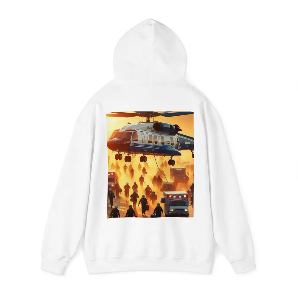Medical Helicopter Emergency Rescue Team Sunset – Hoodies