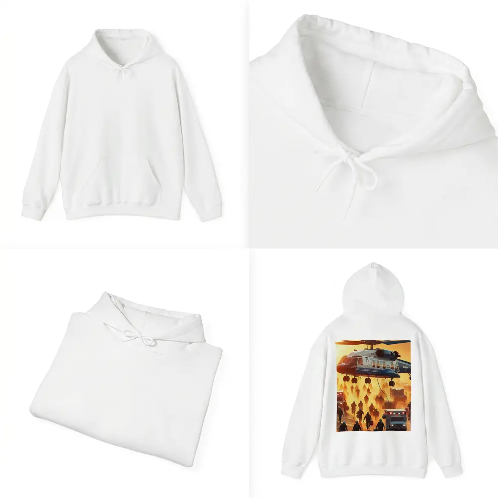 Medical Helicopter Emergency Rescue Team Sunset – Hoodies