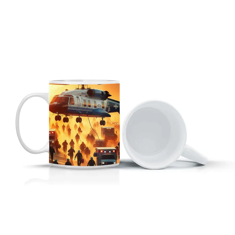 Medical Helicopter Emergency Rescue Team Sunset – Mugs