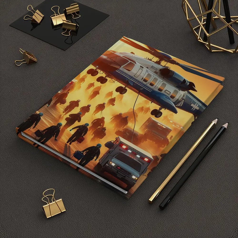 Medical Helicopter Emergency Rescue Team Sunset – Notebooks