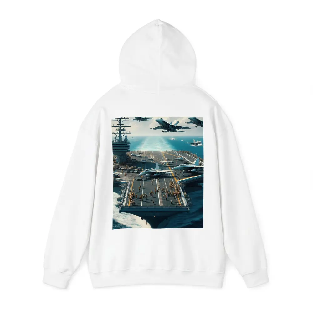 Aircraft Carrier Navy Jets Ocean Military – Hoodies