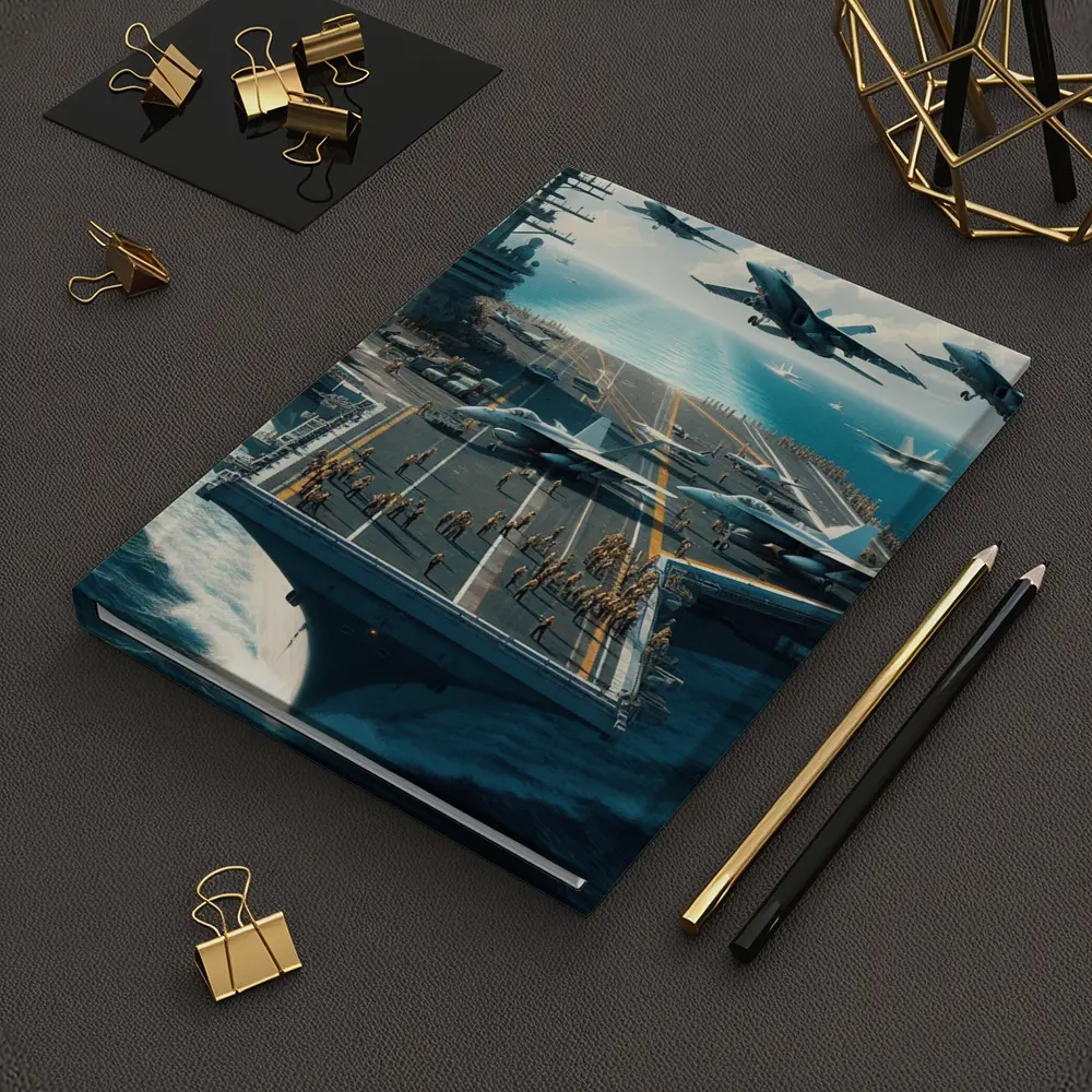 Aircraft Carrier Navy Jets Ocean Military – Notebooks