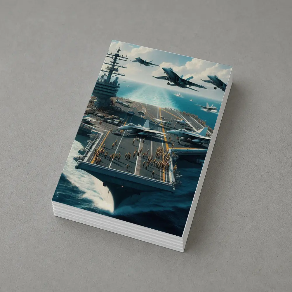 Aircraft Carrier Navy Jets Ocean Military – Postcards