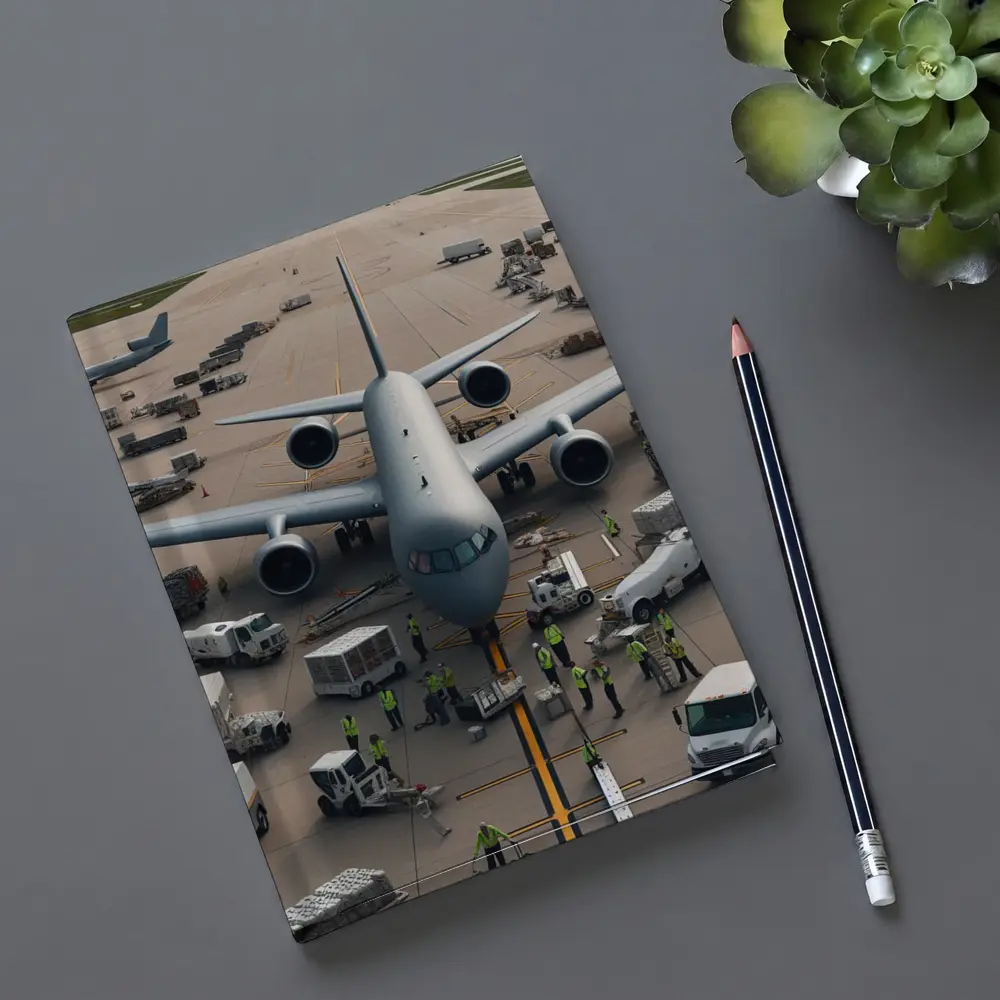 Military Cargo Plane Airport Ground Crew – Notebooks