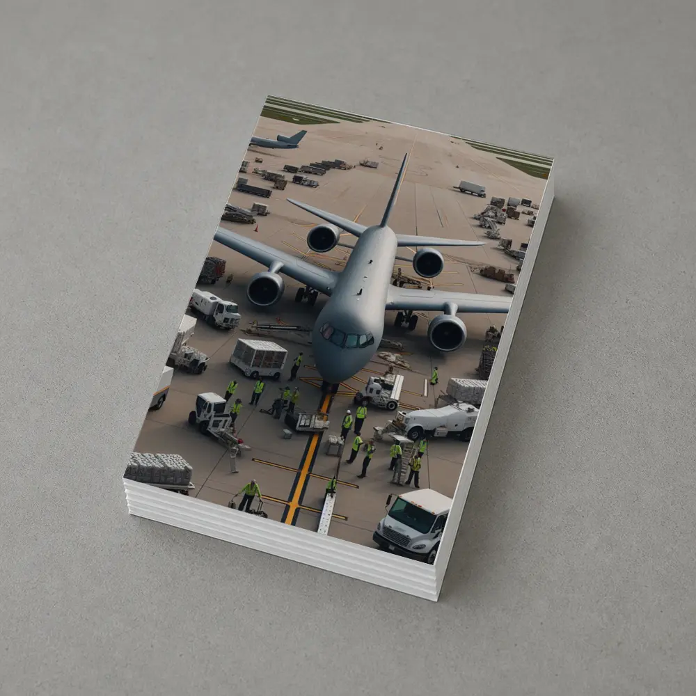 Military Cargo Plane Airport Ground Crew – Postcards