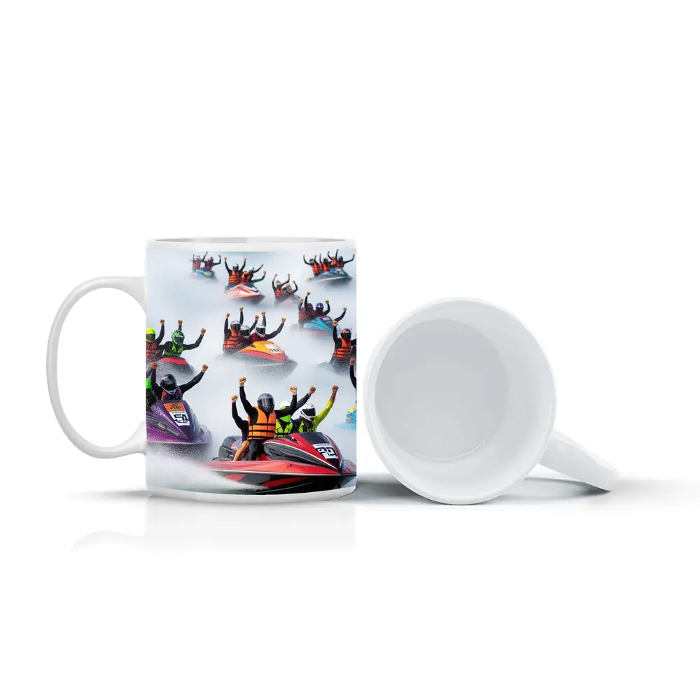 Jet Ski Racing Riders Water Spray Action – Mugs
