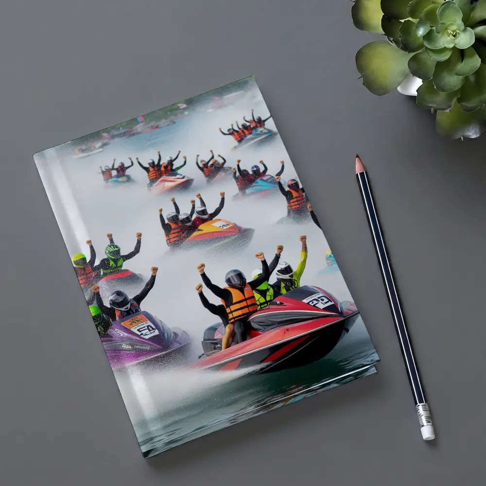 Jet Ski Racing Riders Water Spray Action – Notebooks