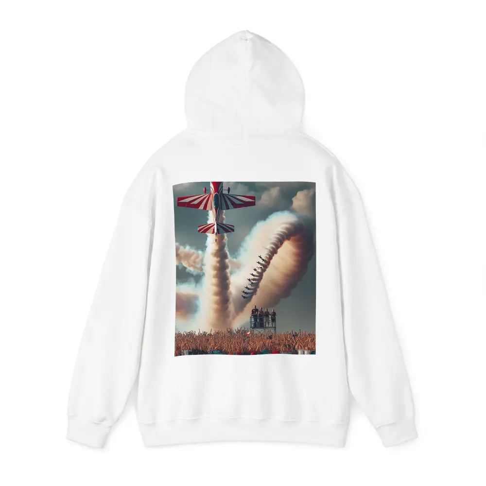 Aerobatic Plane Air Show Crowd Spectacle – Hoodies