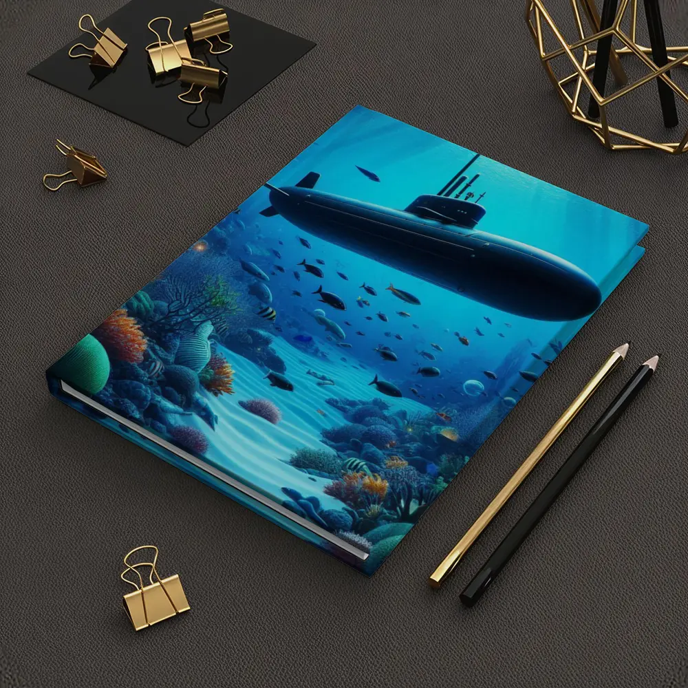 Military Submarine Underwater Ocean Coral Reef – Notebooks