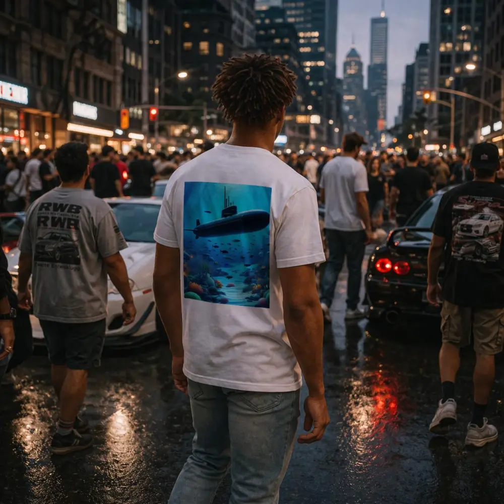 Military Submarine Underwater Ocean Coral Reef – T-Shirts