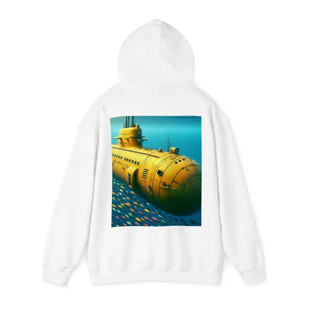 Yellow Submarine Underwater Ocean Fish School – Hoodies