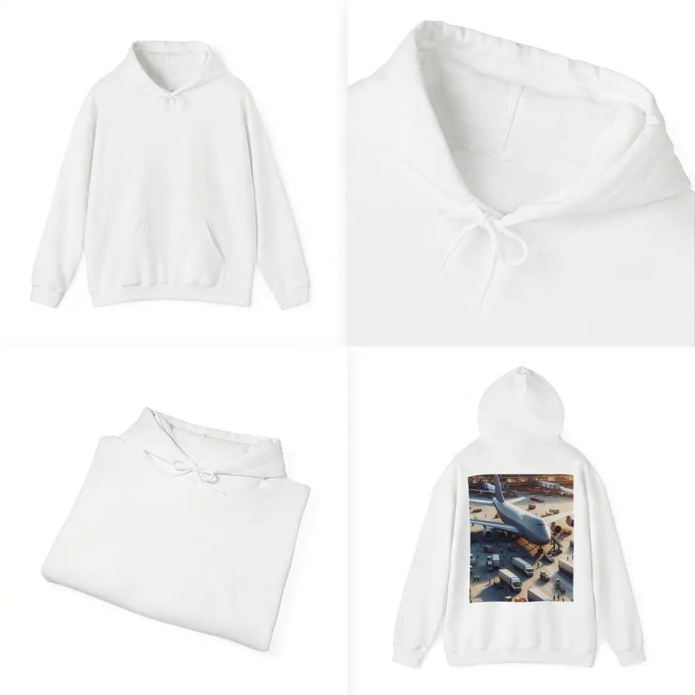 Boeing 747 Airport Ground Crew Operations – Hoodies