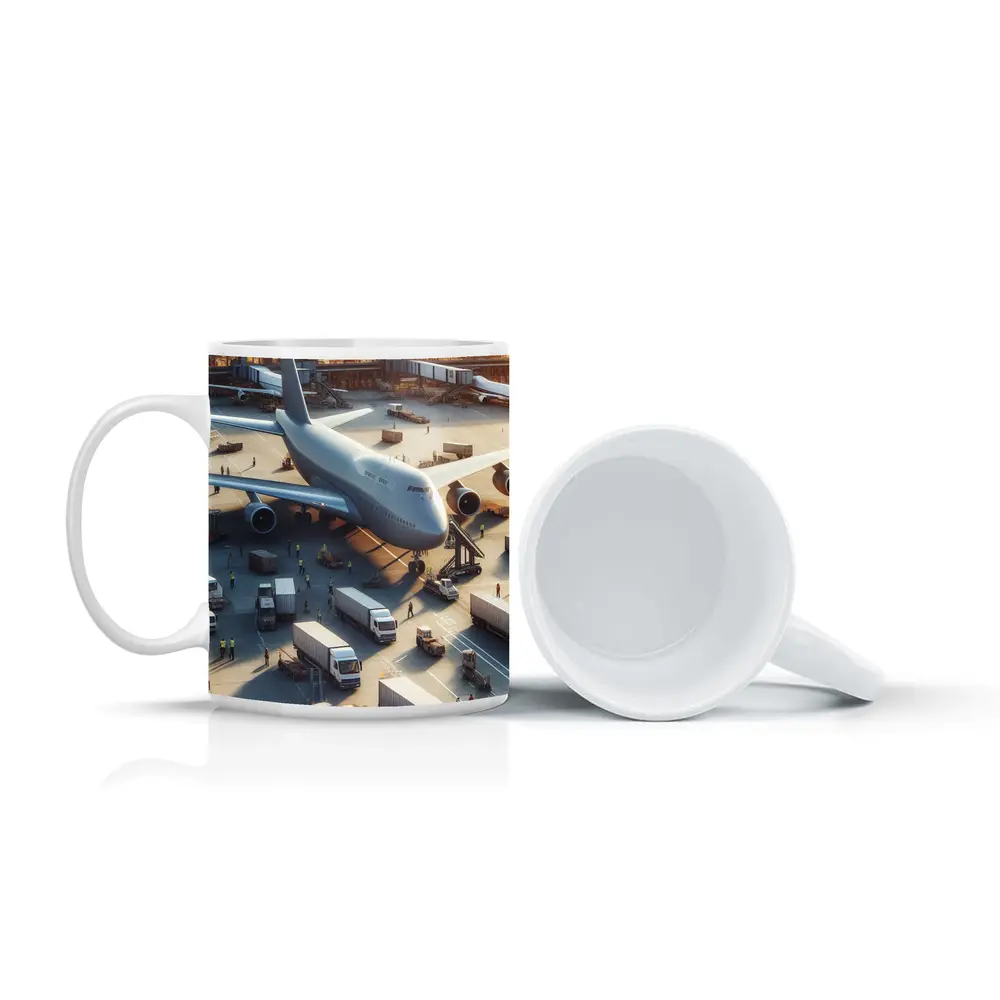 Boeing 747 Airport Ground Crew Operations – Mugs
