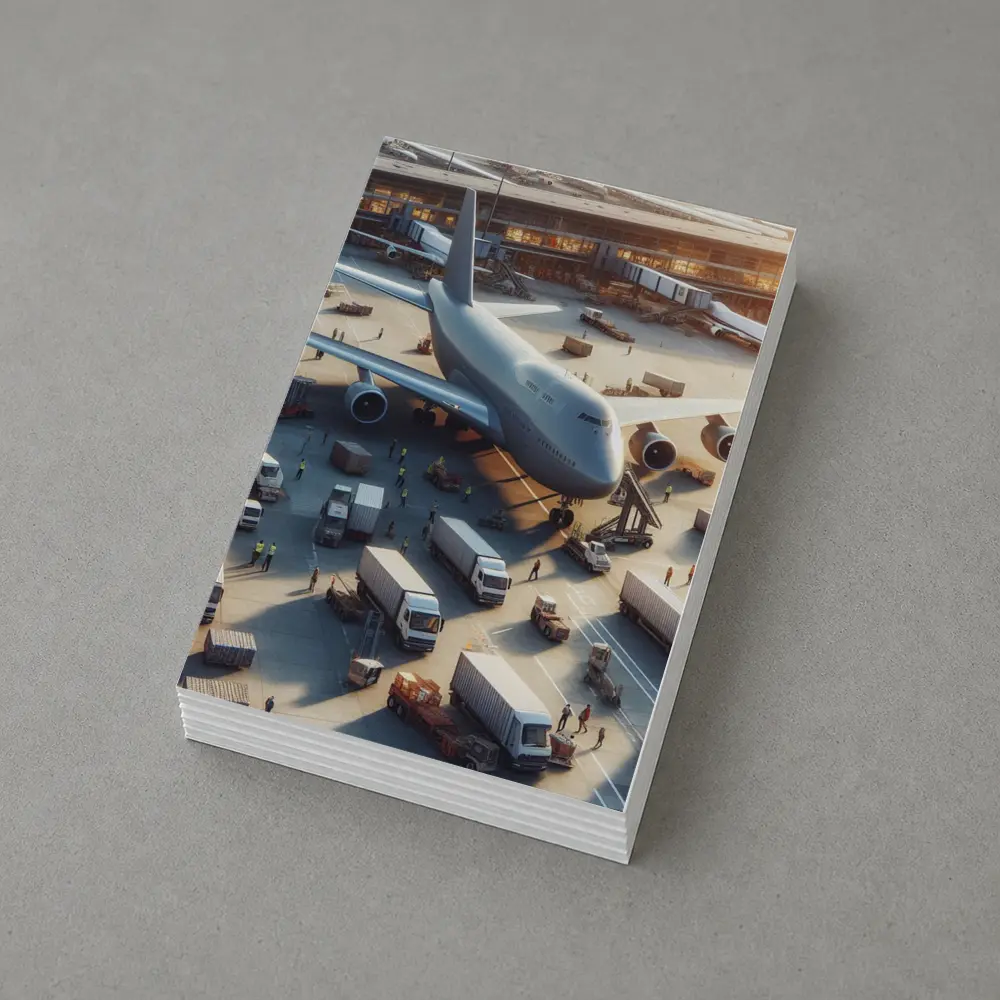 Boeing 747 Airport Ground Crew Operations – Postcards