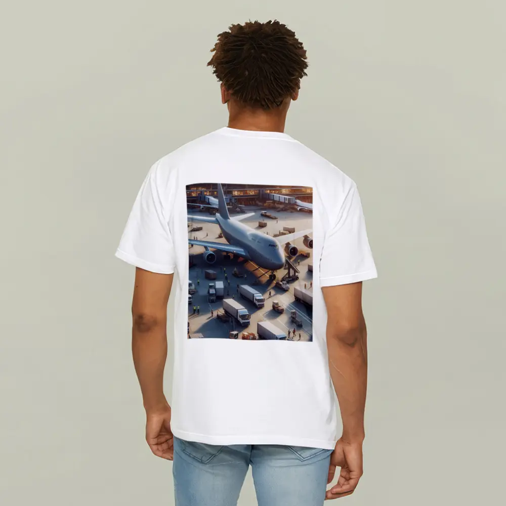 Boeing 747 Airport Ground Crew Operations – T-Shirts