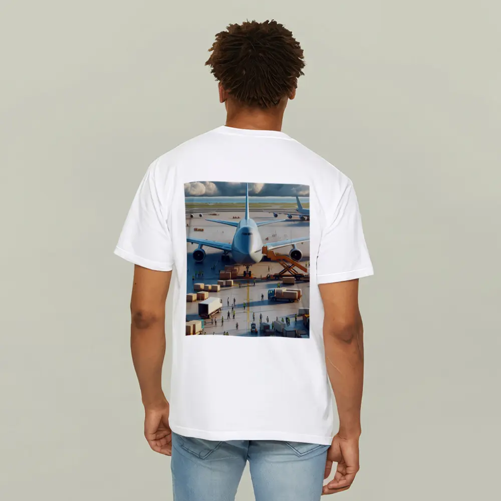 Cargo Plane Airport Ground Crew Loading – T-Shirts